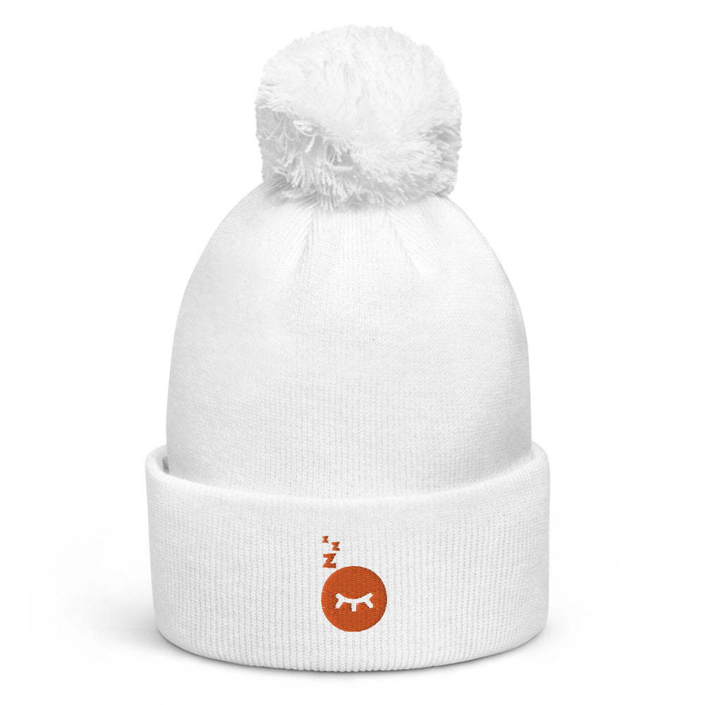 Bonnet à pompon vadormirva oeil Gris | vadormirva.com