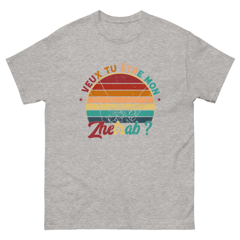 T-shirt couple veux tu être mon Zhetrab ? Tee shirt Saint valentin