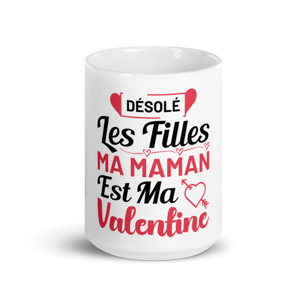 Mug Saint-valentin ma maman est ma valentine