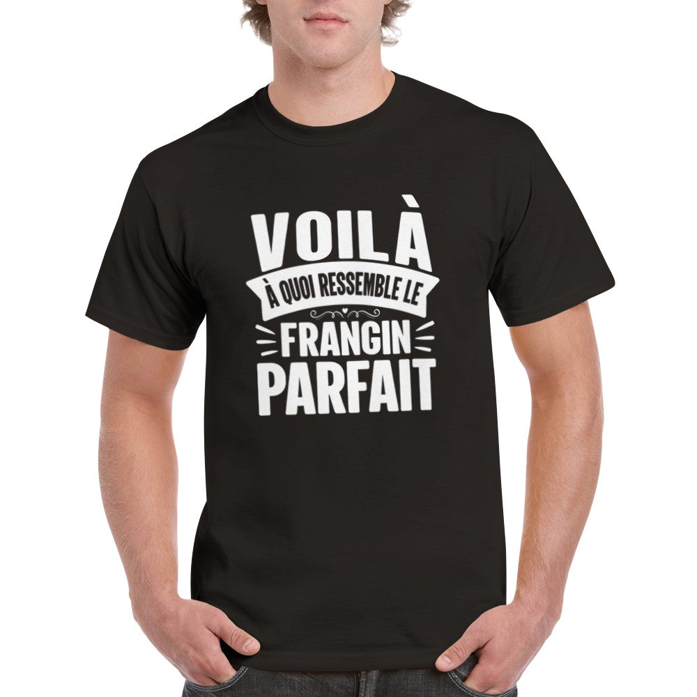 T-shirt Frangin Parfait unisexe épais à col ras du cou