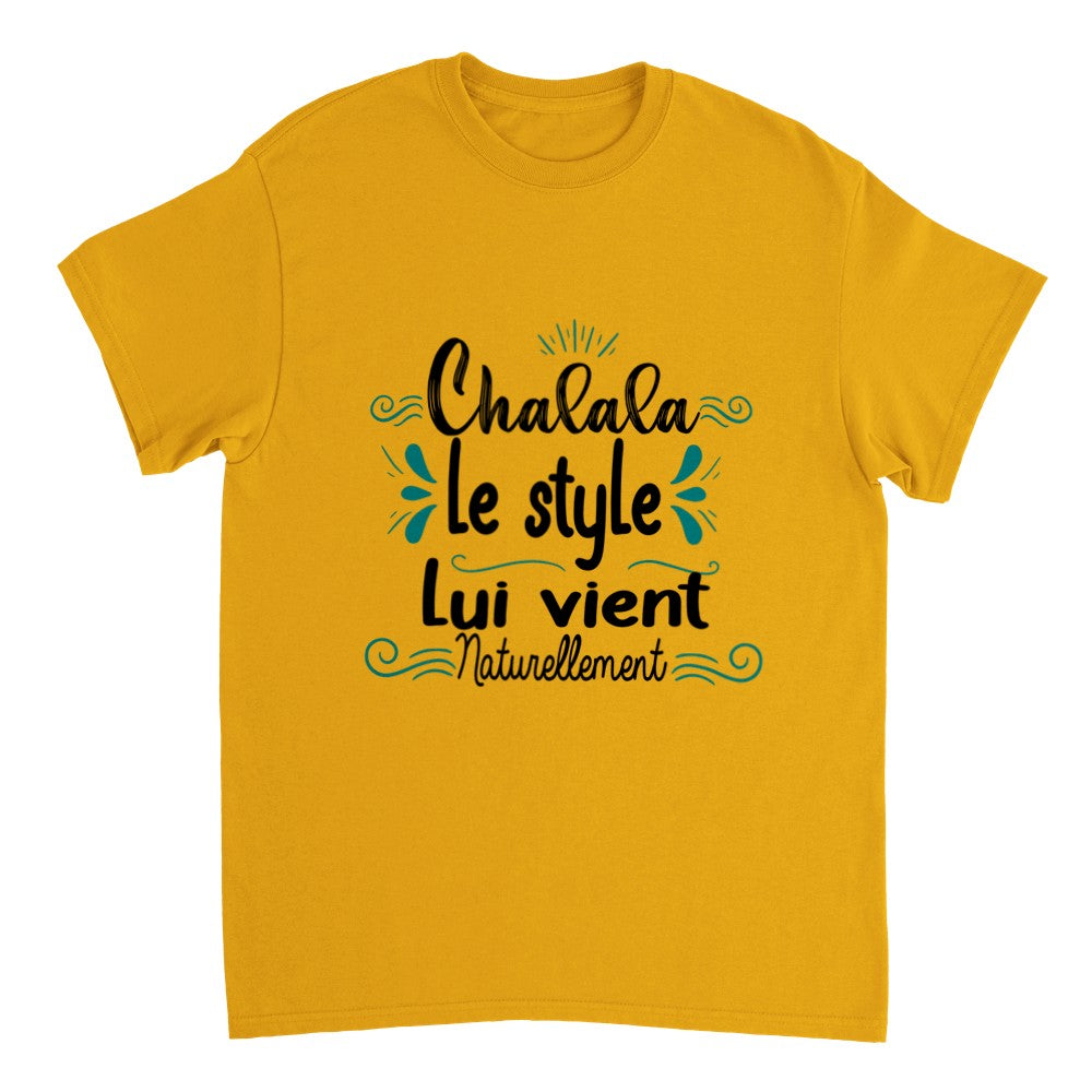 T-shirt Chalala style, réplique humoristique, décontracté, T-shirt avec message drôle