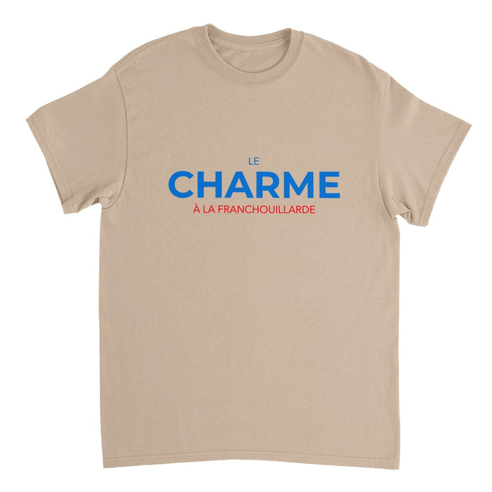 T-shirt Charme à la Française, Expression charmante, Design original, Vêtement lifestyle