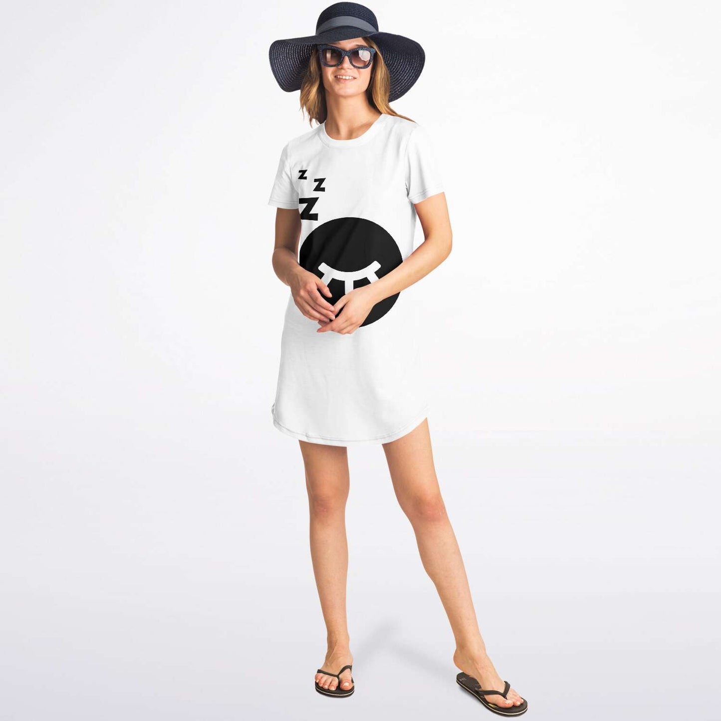 Robe t-shirt flatteuse "Sigle vadormirva"