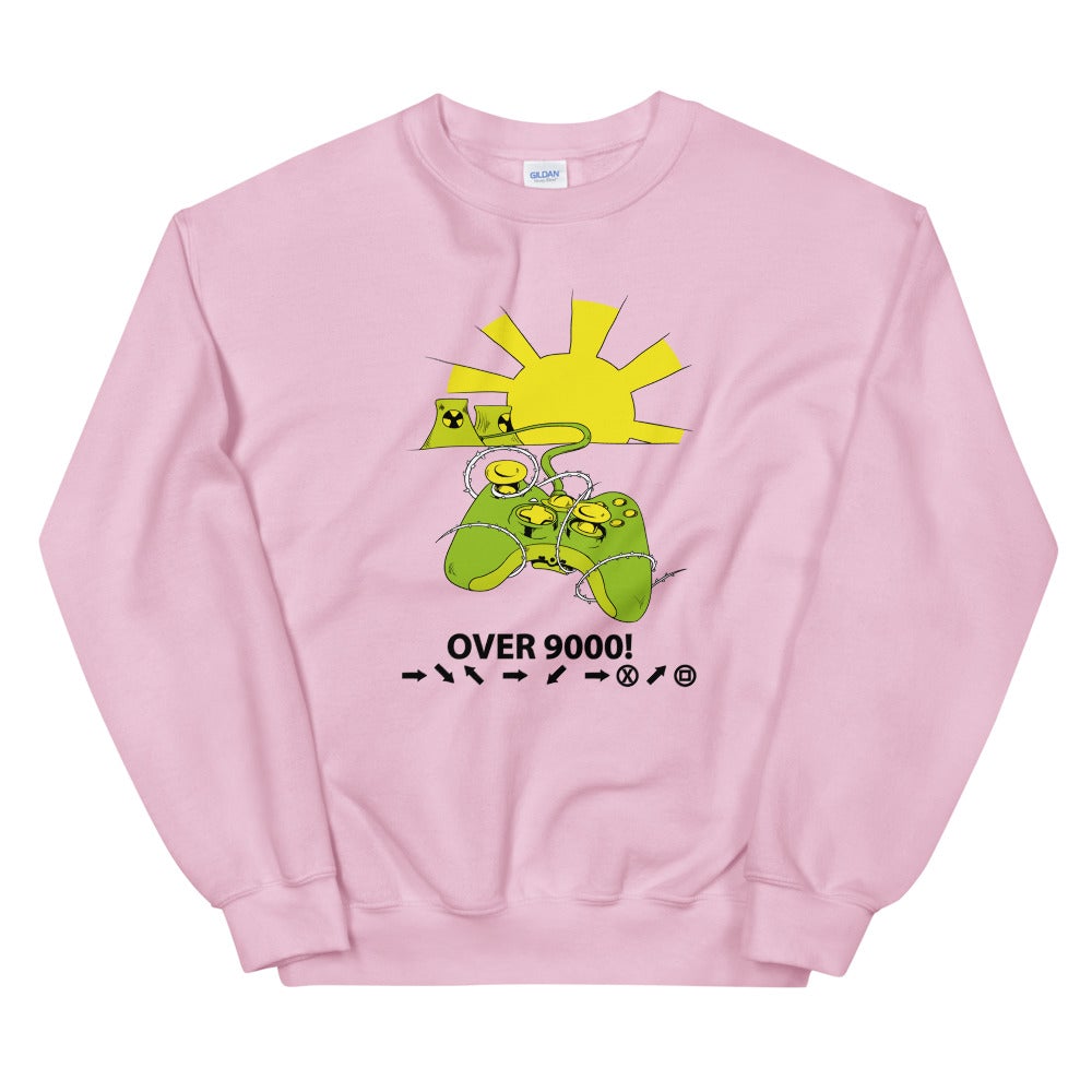 Sweat "Geek Over 9000" Unisexe à Col Rond