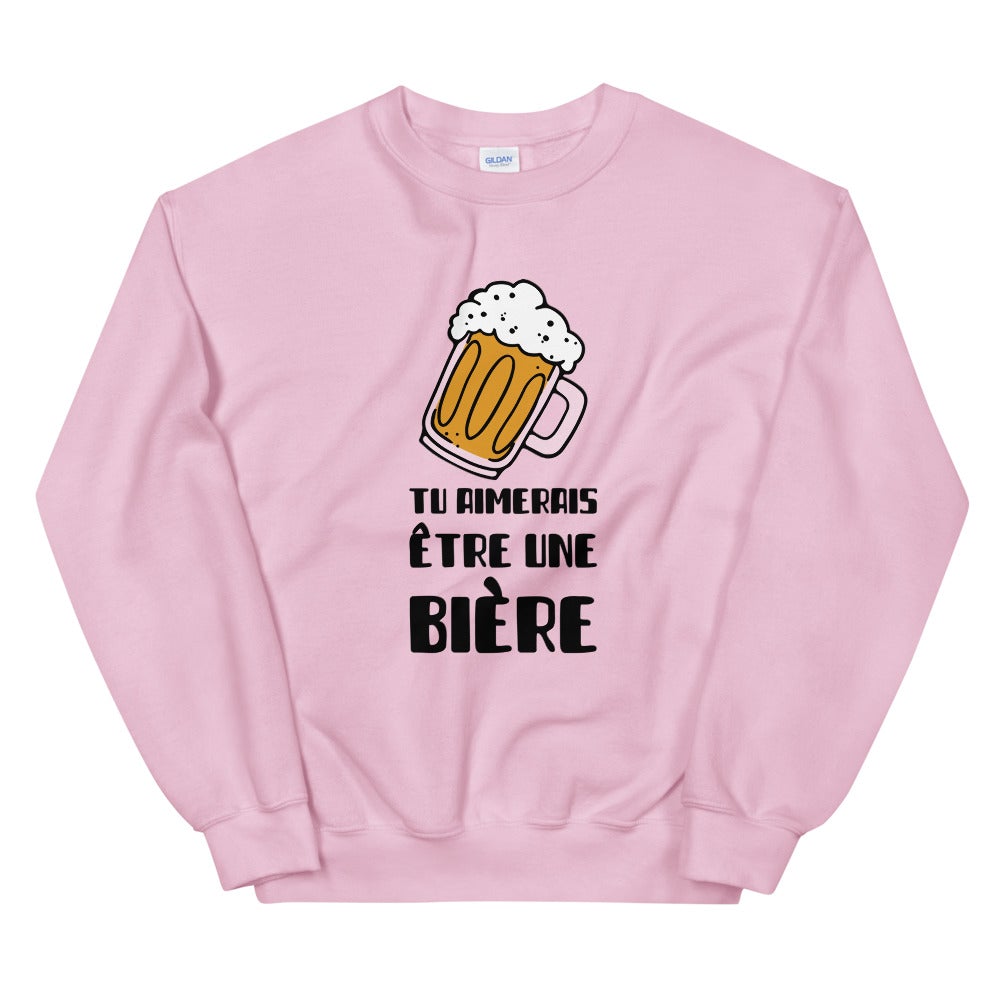 Sweat j'aime la biere Unisexe à Col Rond