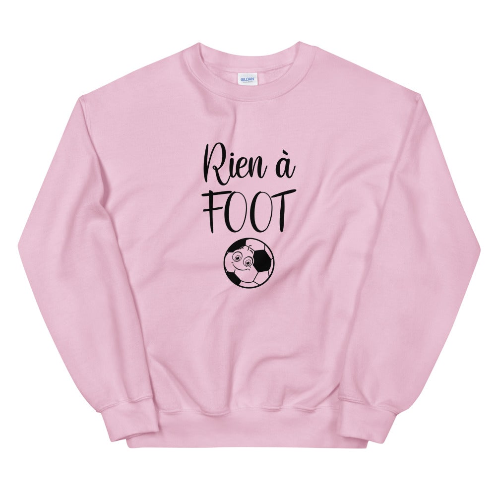 Sweat "Rien à foot" Unisexe à Col Rond