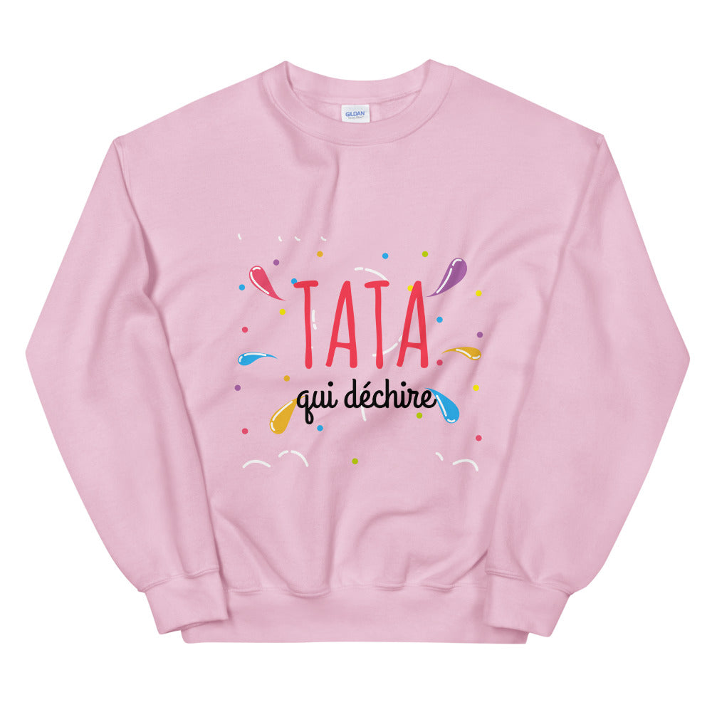 Sweat Tata qui déchire Unisexe à Col Rond