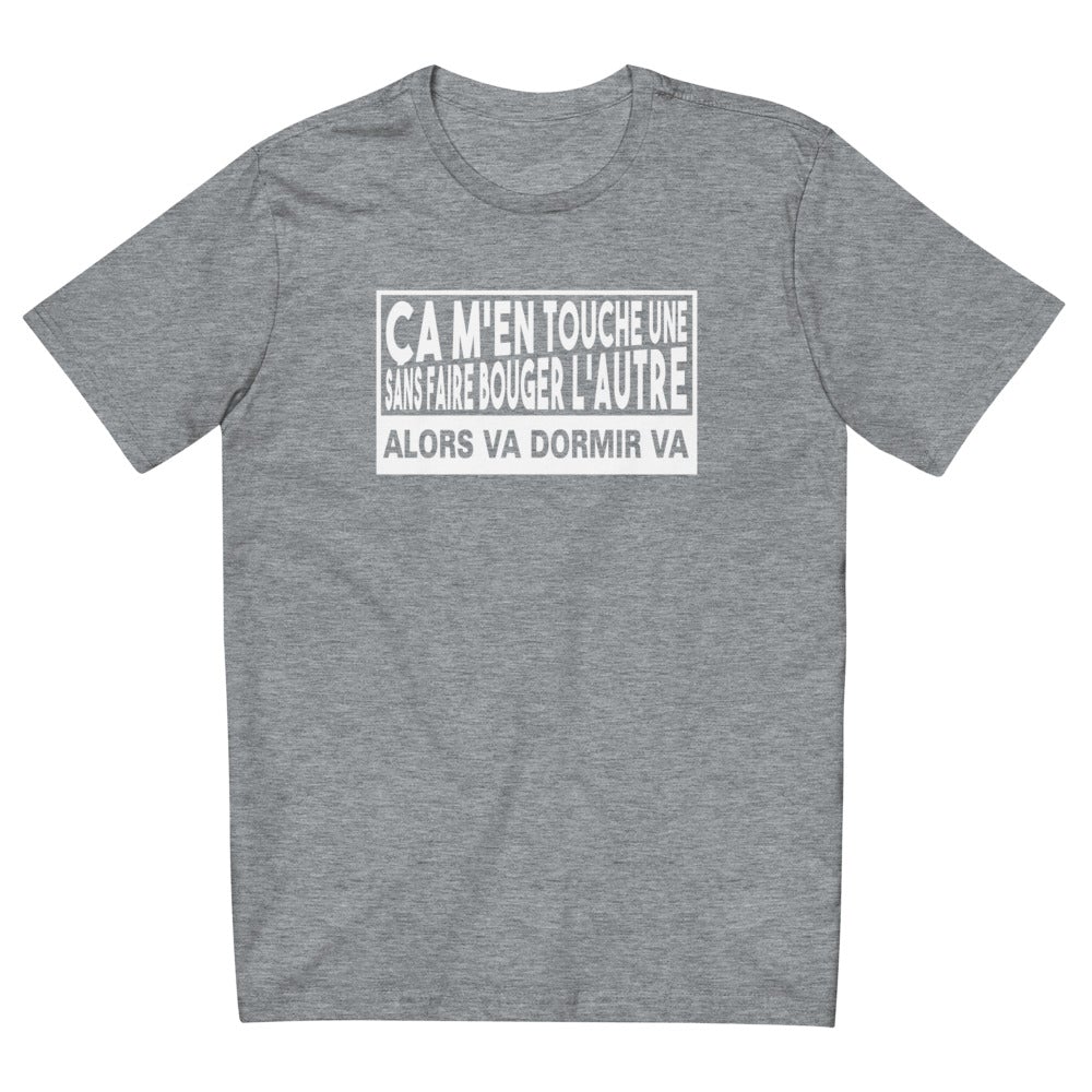 T-shirt unisexe chirac "ça m'en touche une sans faire bouger l'autre"