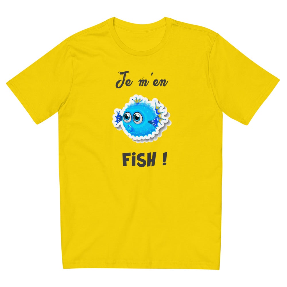T-shirt unisexe "Je m'en fish"