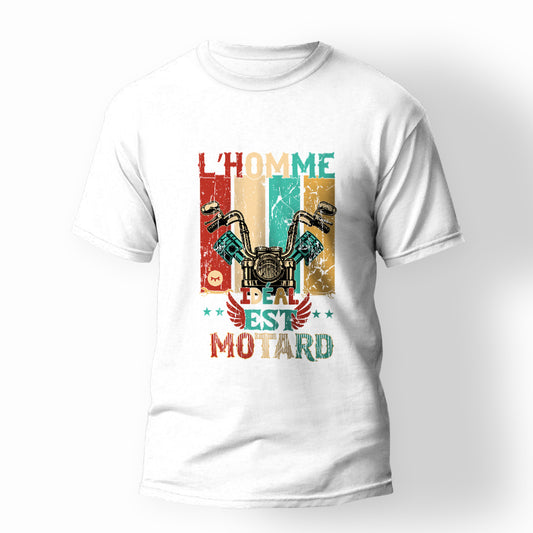 T-shirt Motard l'homme idéal est motard