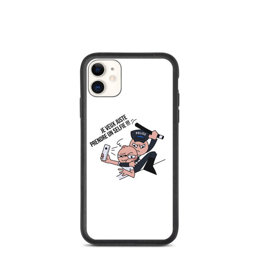 Coque de téléphone ""JE VEUX JUSTE PRENDRE UN SELFIE""