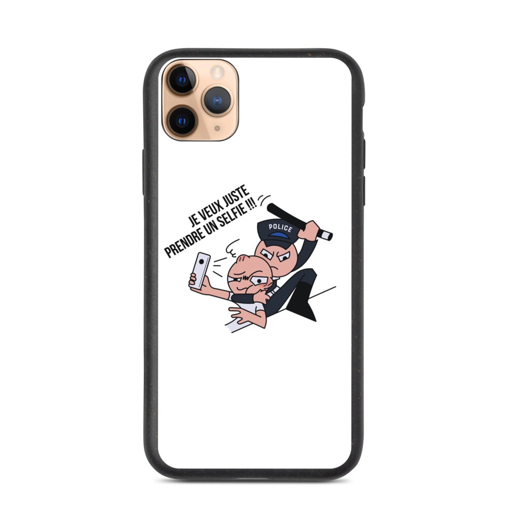 Coque de téléphone ""JE VEUX JUSTE PRENDRE UN SELFIE""