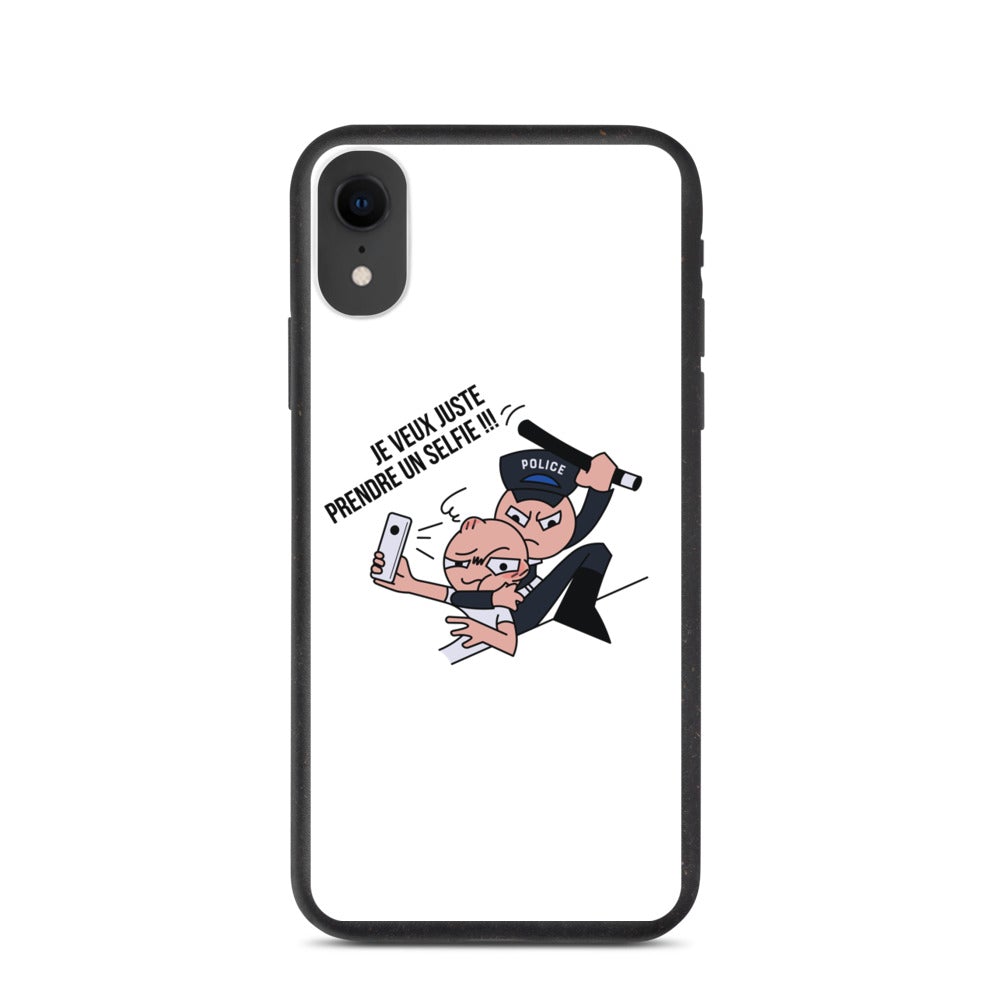Coque de téléphone ""JE VEUX JUSTE PRENDRE UN SELFIE""
