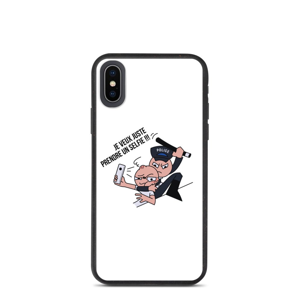 Coque de téléphone ""JE VEUX JUSTE PRENDRE UN SELFIE""