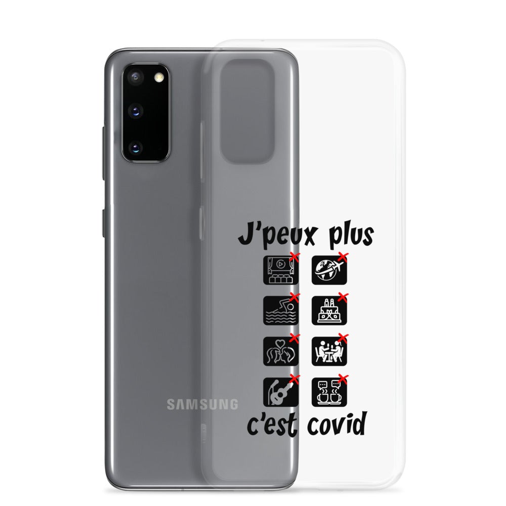 Coque Samsung "J'peux plus c'est covid"