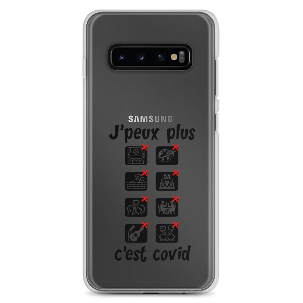 Coque Samsung "J'peux plus c'est covid"