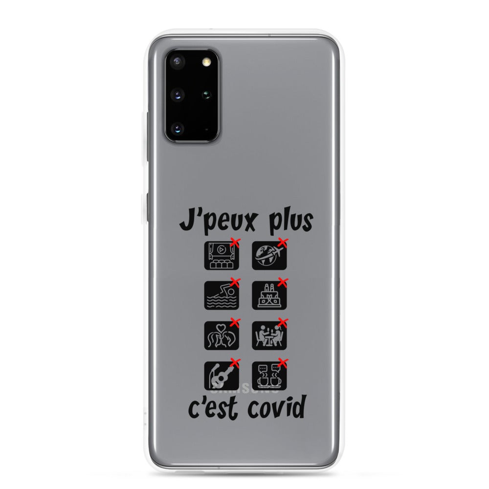 Coque Samsung "J'peux plus c'est covid"