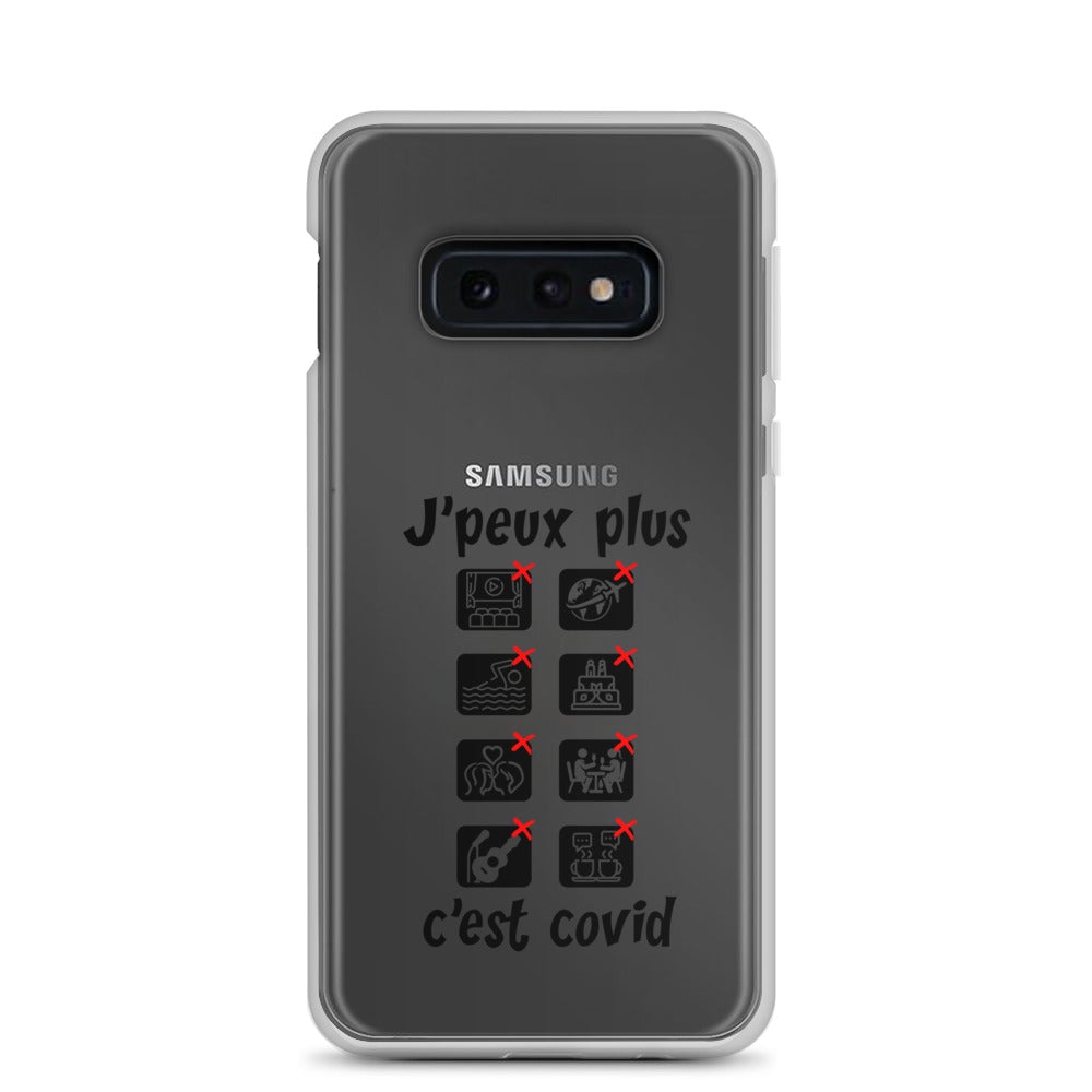 Coque Samsung "J'peux plus c'est covid"