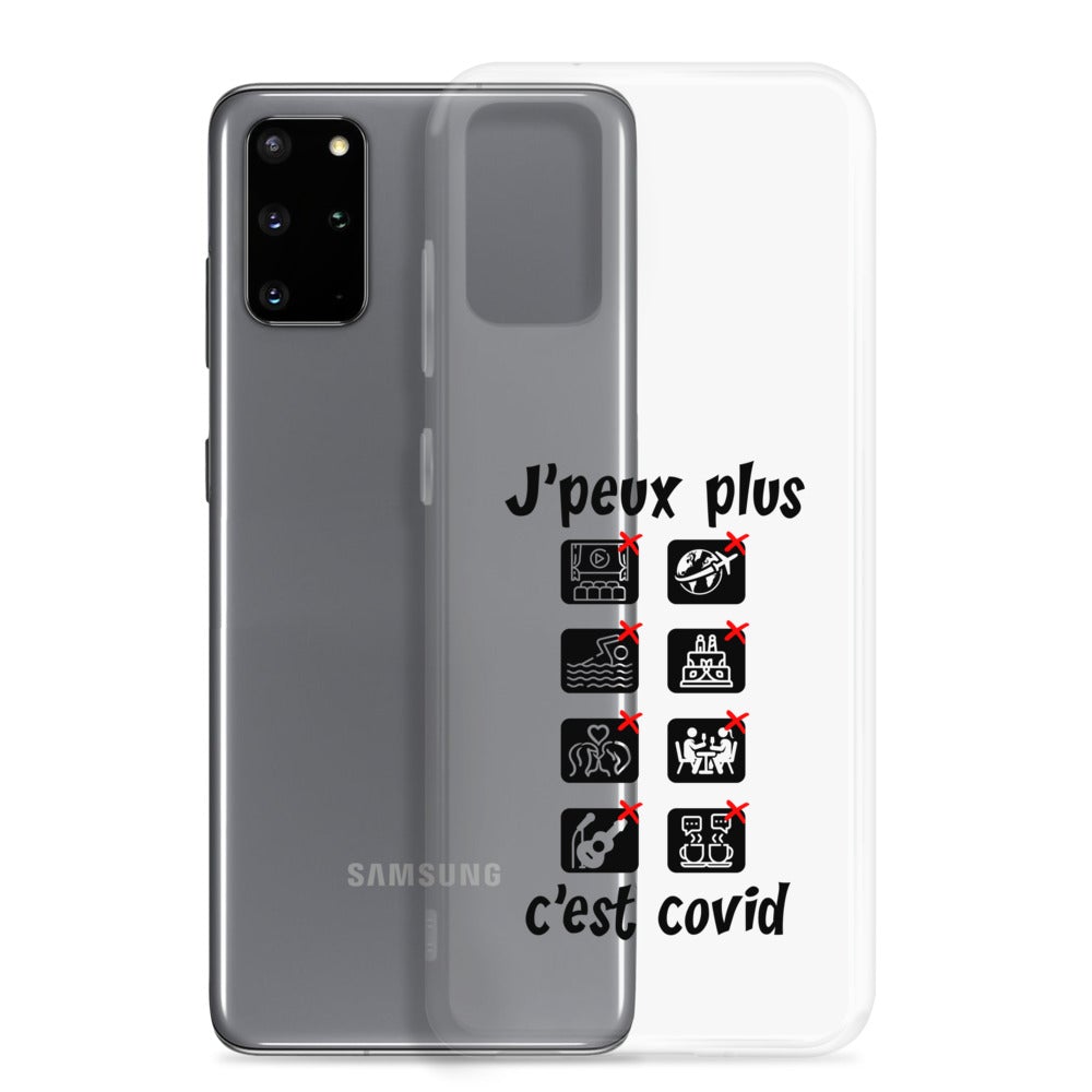 Coque Samsung "J'peux plus c'est covid"
