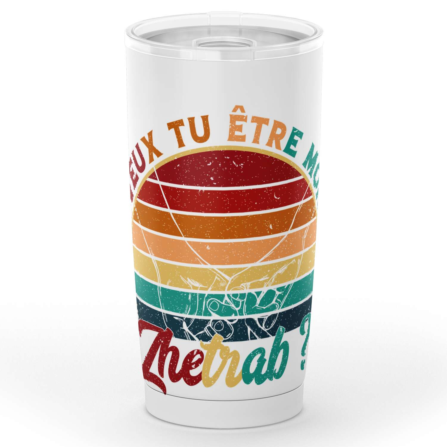 Gobeletcouple veux tu être mon Zhetrab ? Tee shirt Saint valentin en acier inoxydable