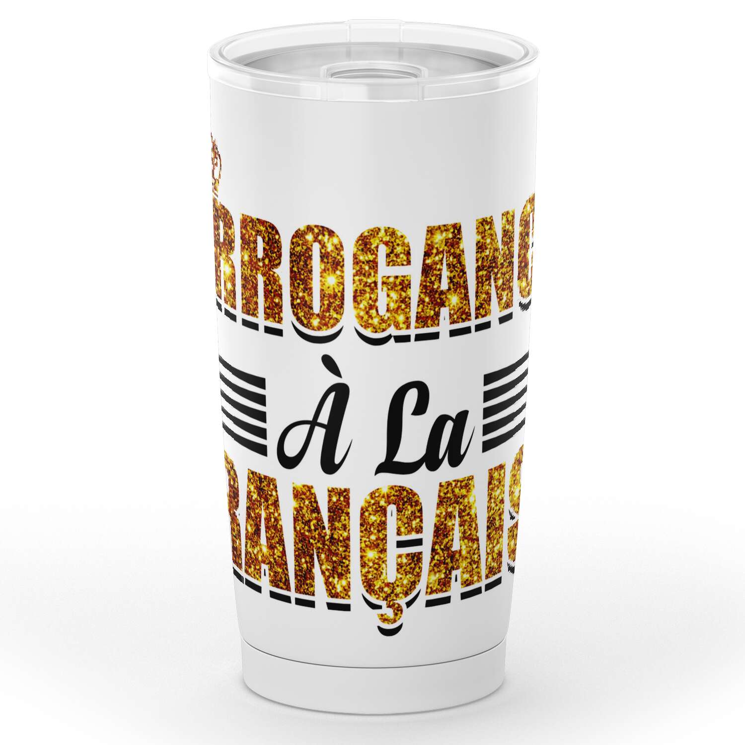 Gobelet arrogance à la Française unisexe en acier inoxydable