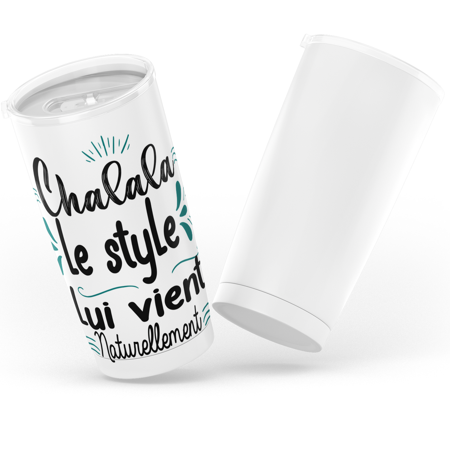 Gobelet Chalala le style lui vient naturellement en acier inoxydable