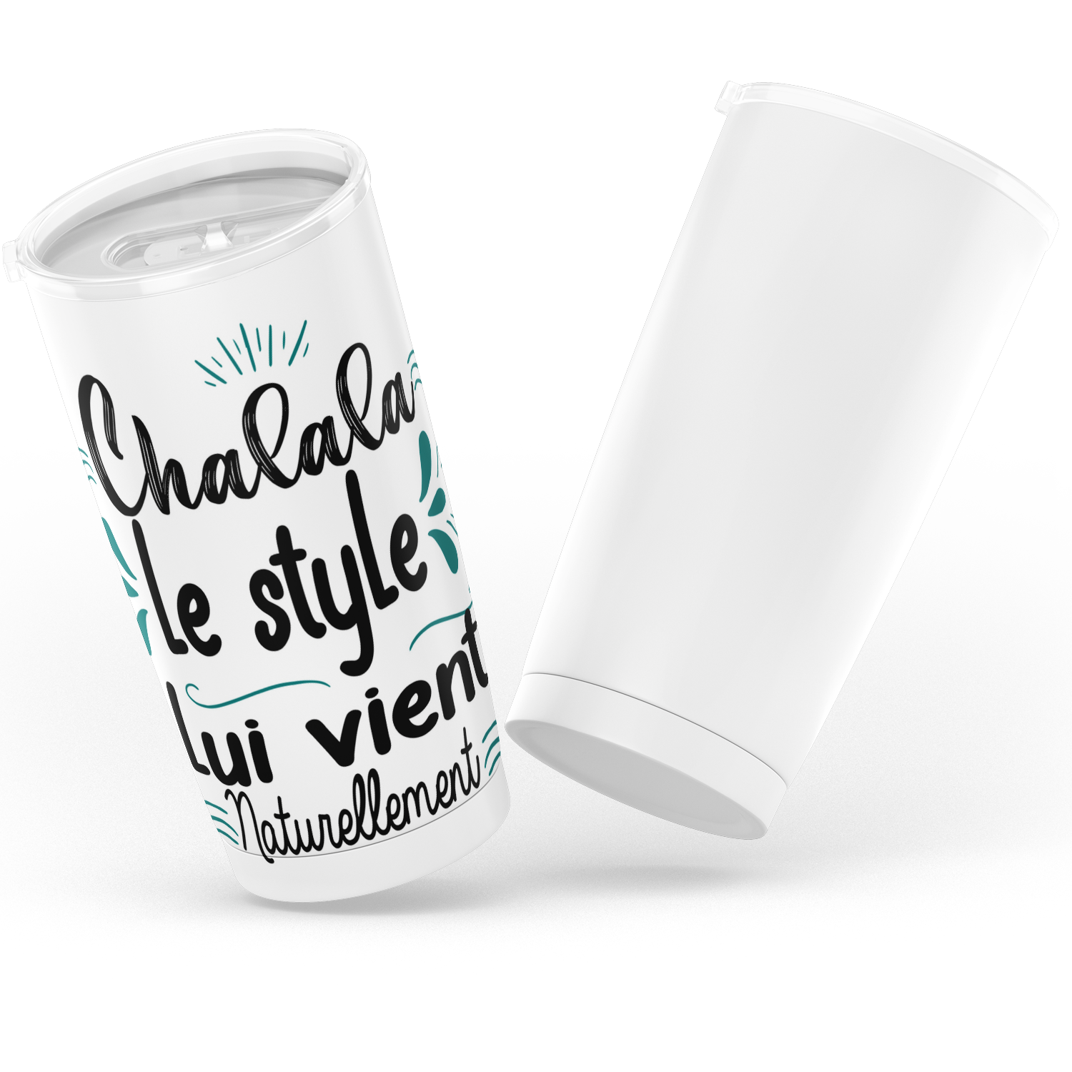 Gobelet Chalala le style lui vient naturellement en acier inoxydable