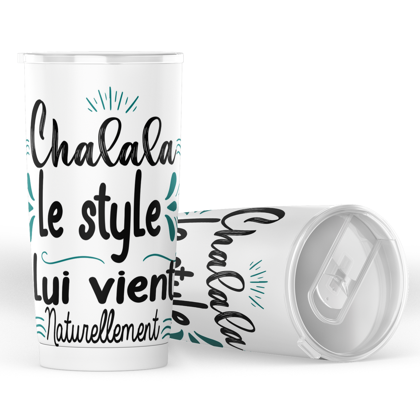 Gobelet Chalala le style lui vient naturellement en acier inoxydable