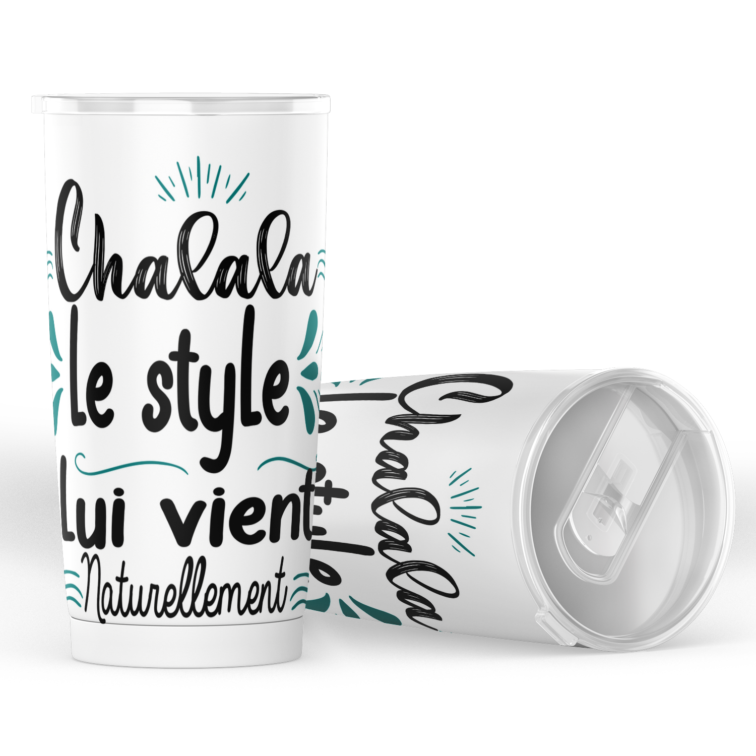Gobelet Chalala le style lui vient naturellement en acier inoxydable