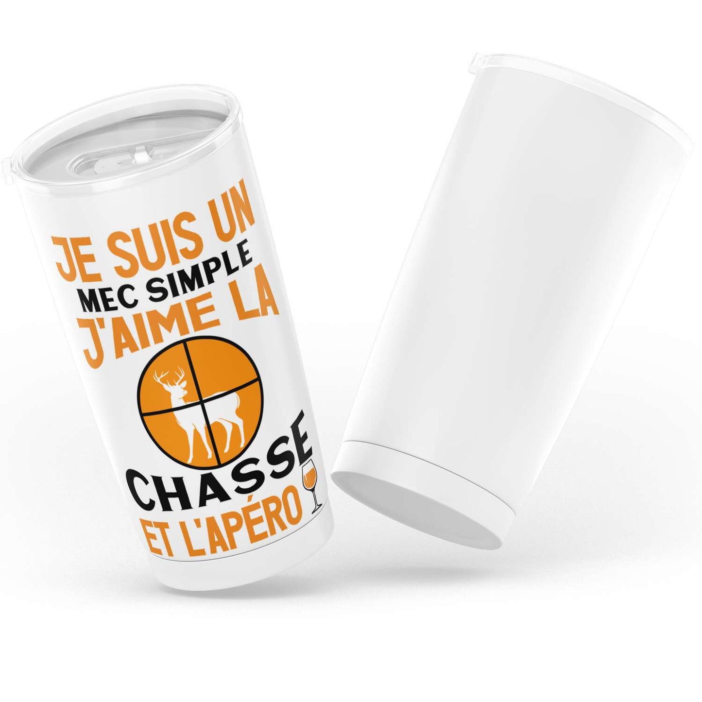 Gobelet chasse et Apéro en acier inoxydable