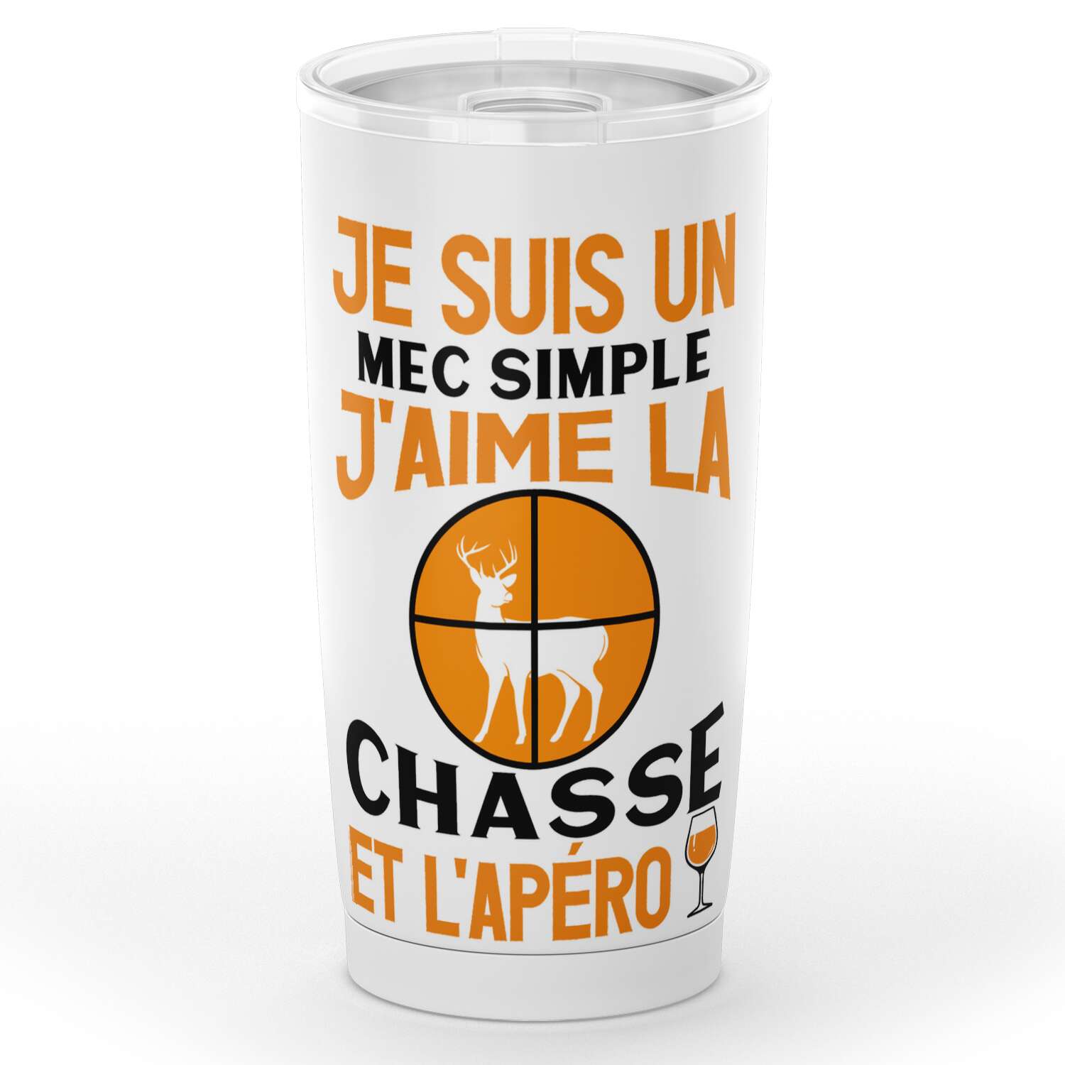 Gobelet chasse et Apéro en acier inoxydable