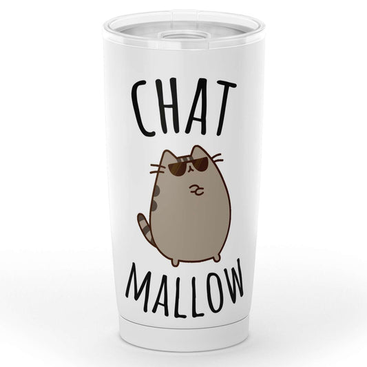 Gobelet chat mallow en acier inoxydable