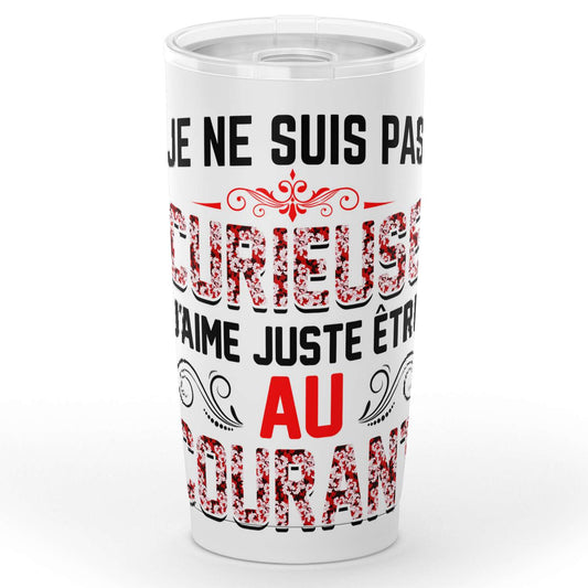 Gobelet curieuse en acier inoxydable | Subliminator