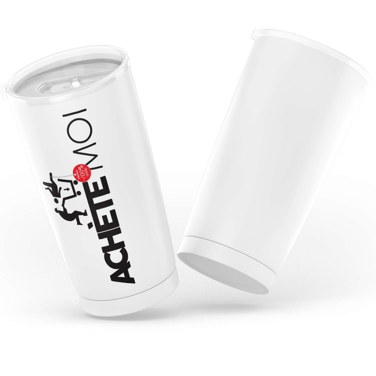 Gobelet en acier inoxydable "ACHETE- MOI"