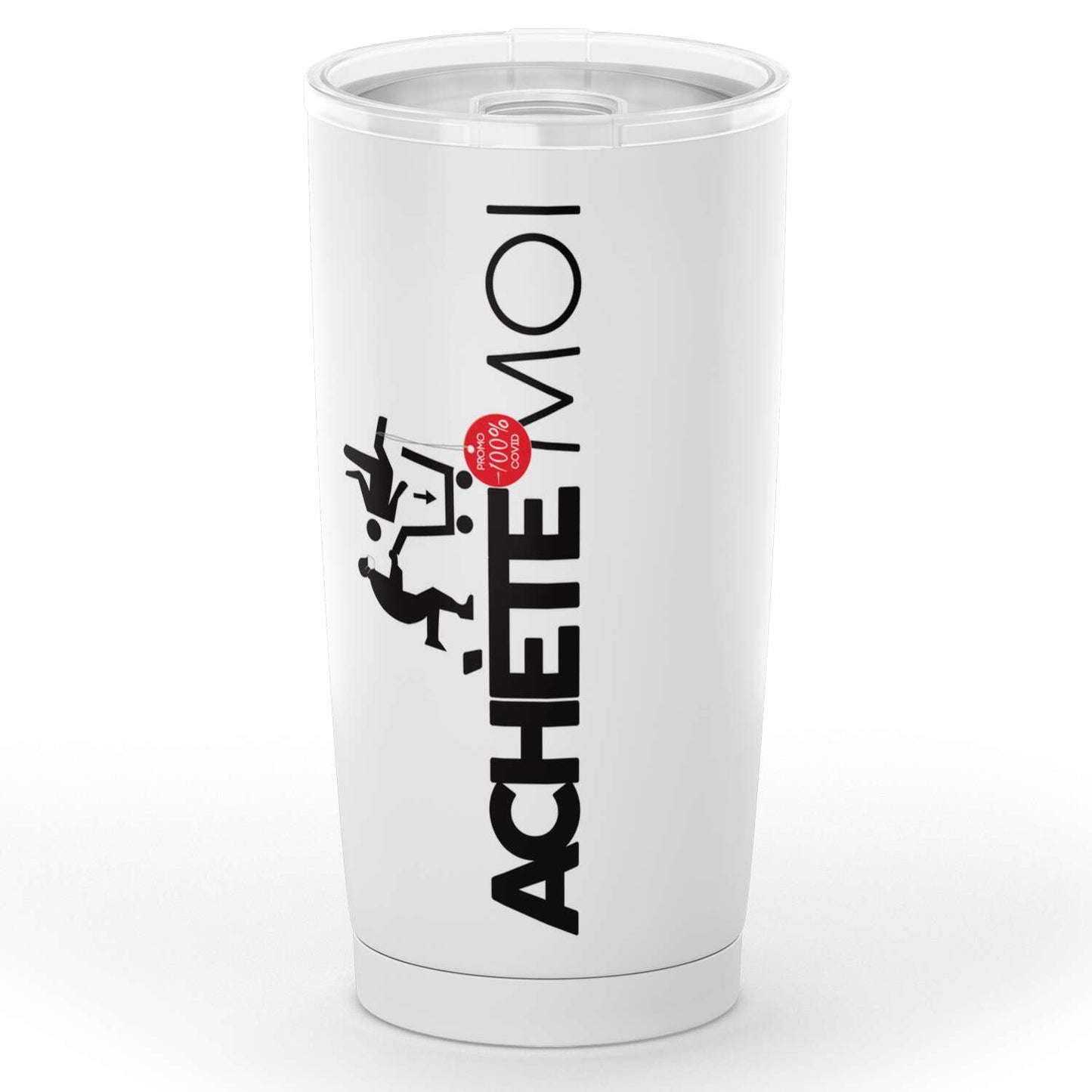 Gobelet en acier inoxydable "ACHETE- MOI"