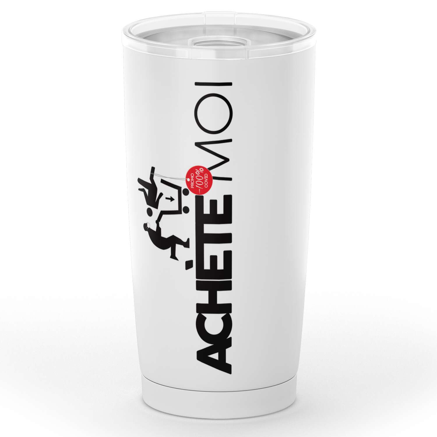 Gobelet en acier inoxydable "ACHETE- MOI"