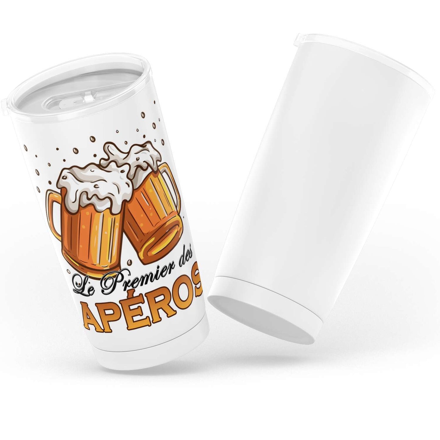 Gobelet en acier inoxydable "Le Premier des apéros"