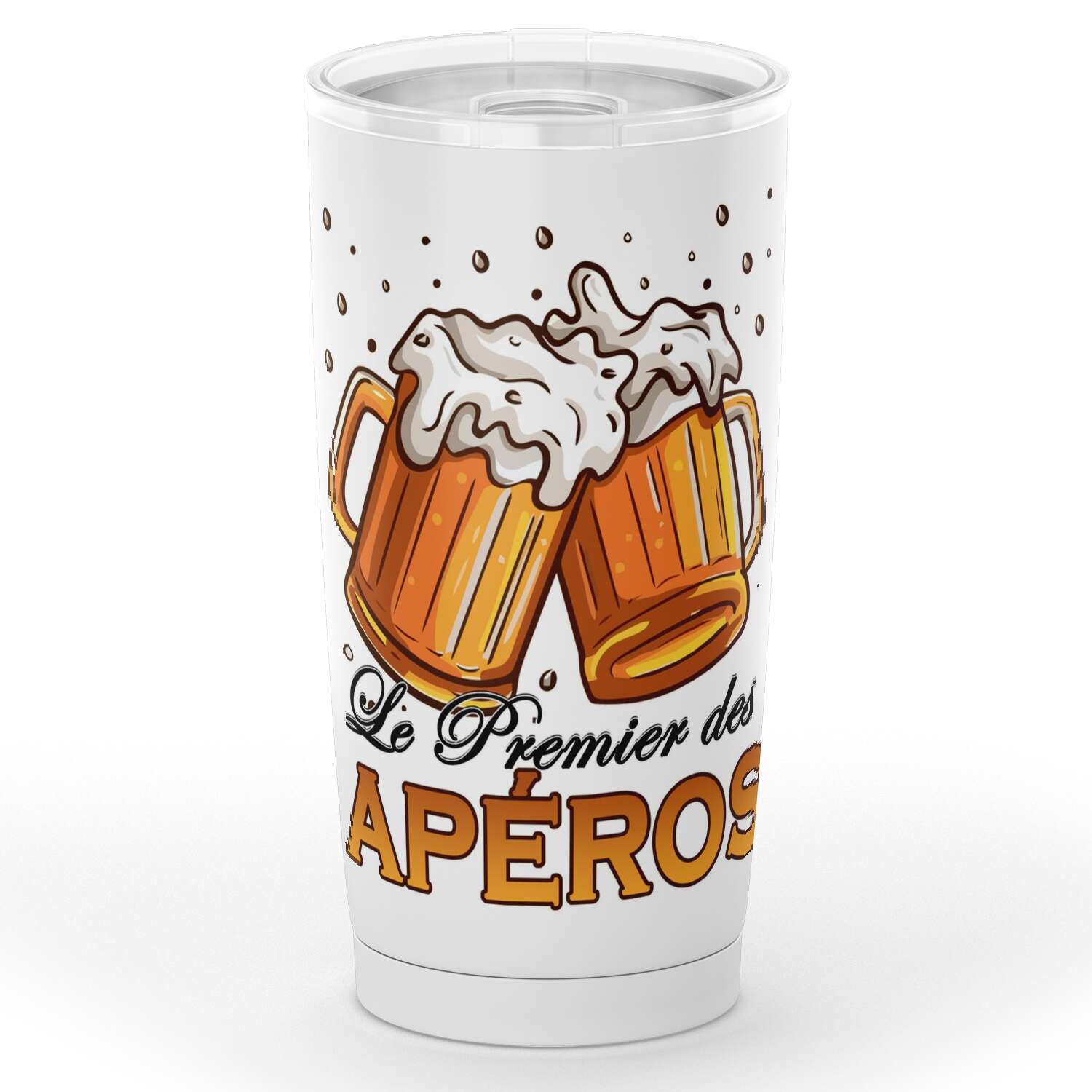 Gobelet en acier inoxydable "Le Premier des apéros"