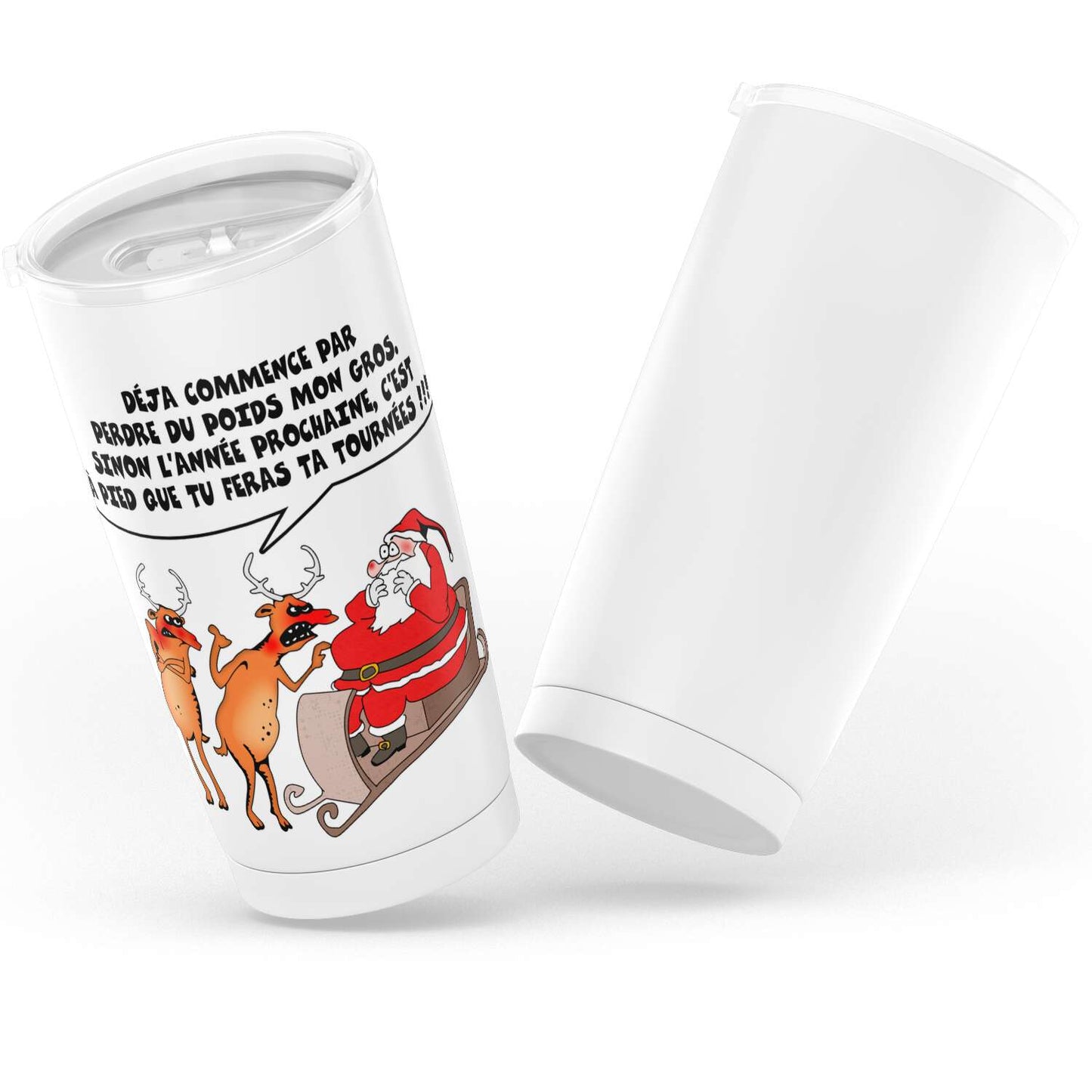 Gobelet en acier inoxydable Noël