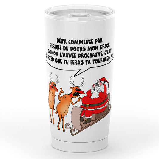 Gobelet en acier inoxydable Noël