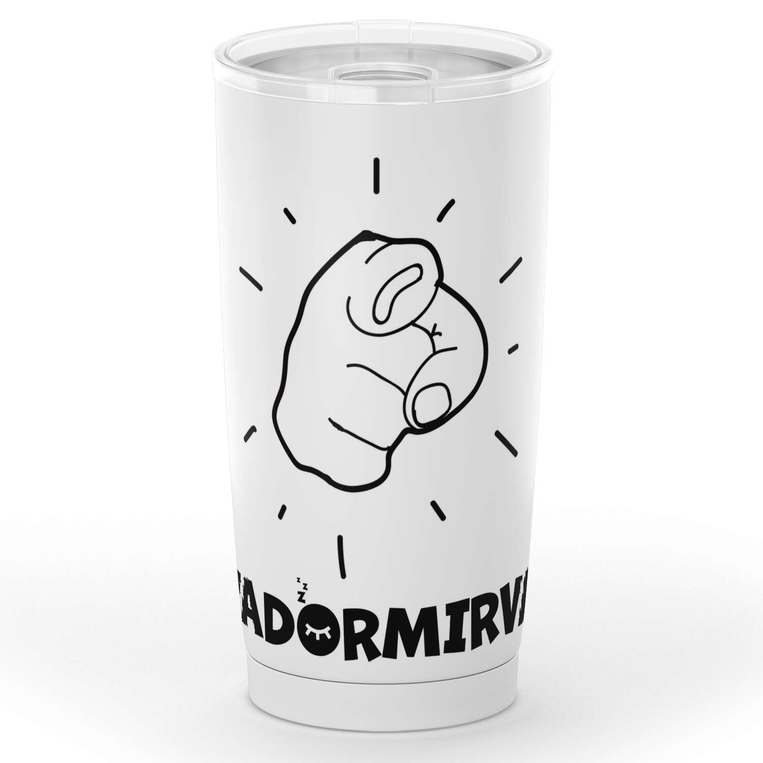 Gobelet en acier inoxydable "va dormir va"