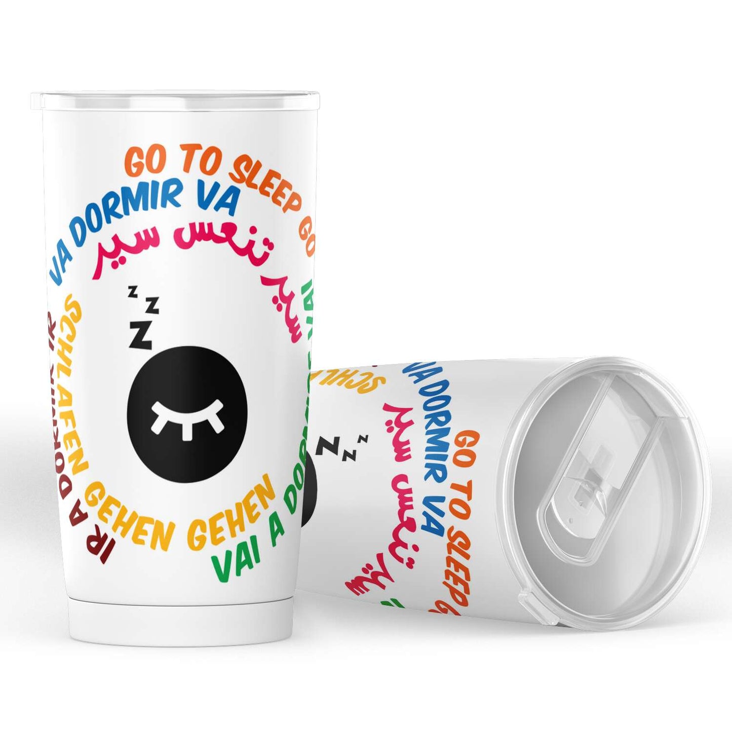 Gobelet en acier inoxydable vadormirva, go to sleep go.."