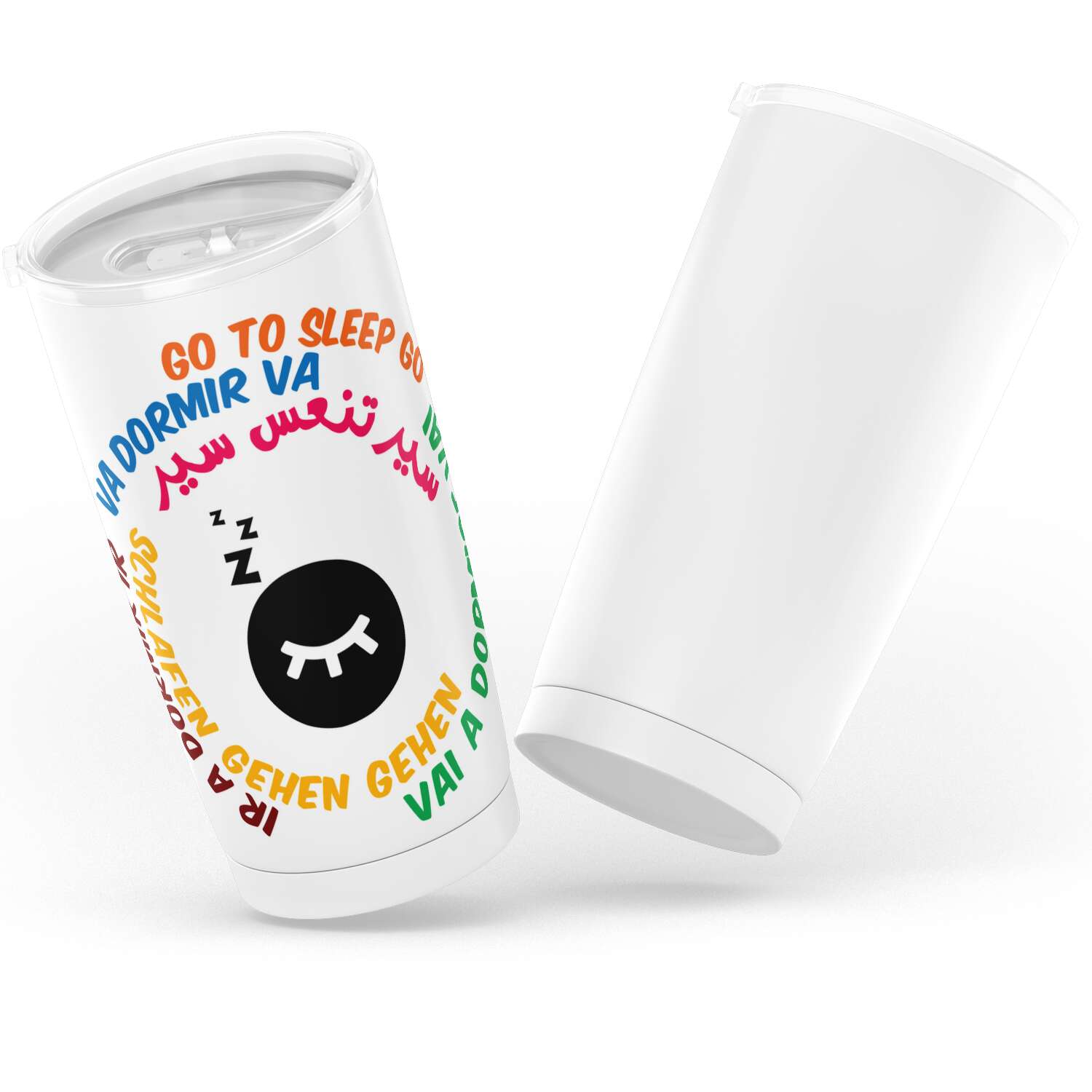 Gobelet en acier inoxydable vadormirva, go to sleep go.."