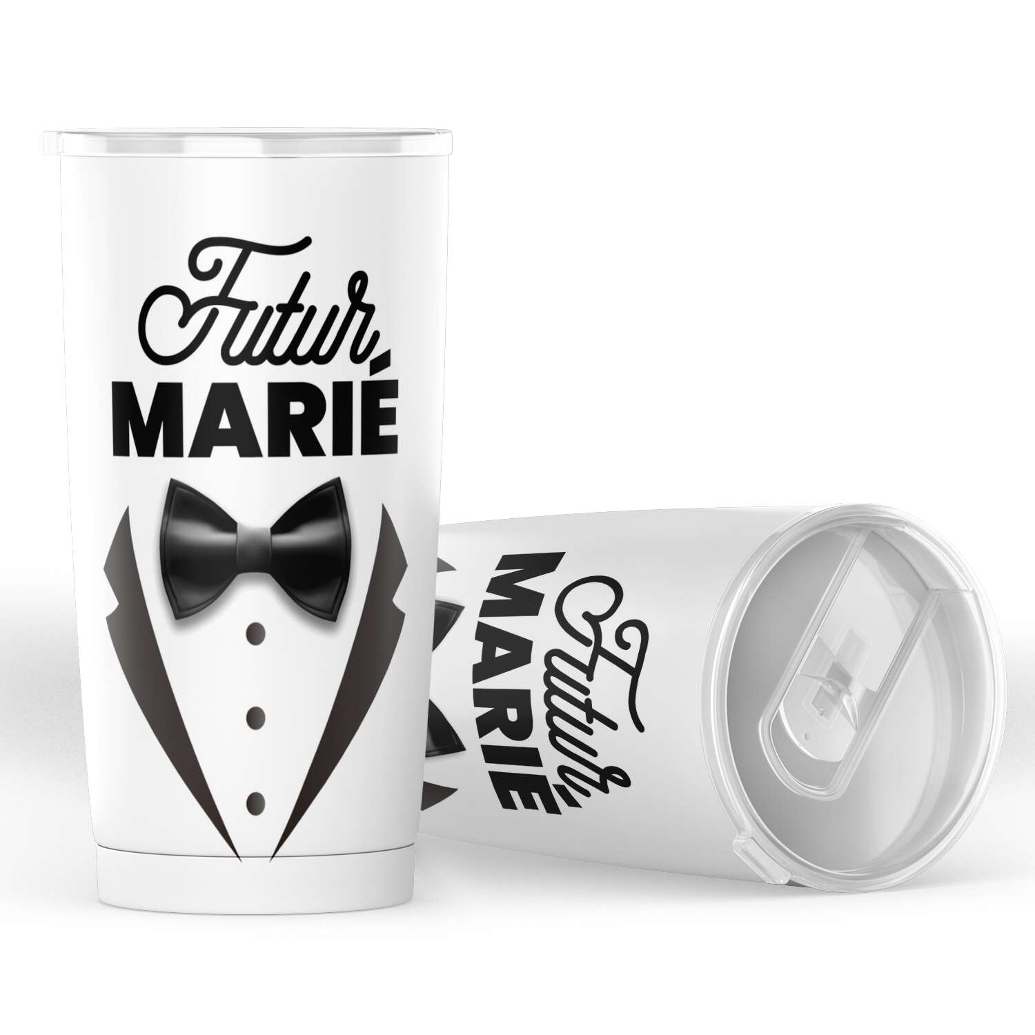 Gobelet Enterrement de vie de garçon en acier inoxydable