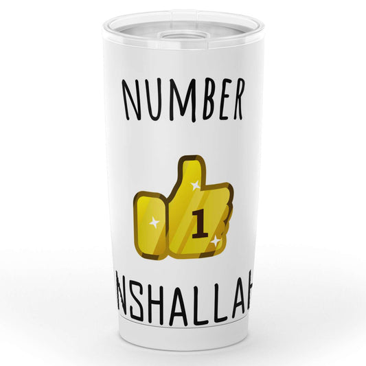 Gobelet INSHALLAH, Number 1 InshAllah en acier inoxydable