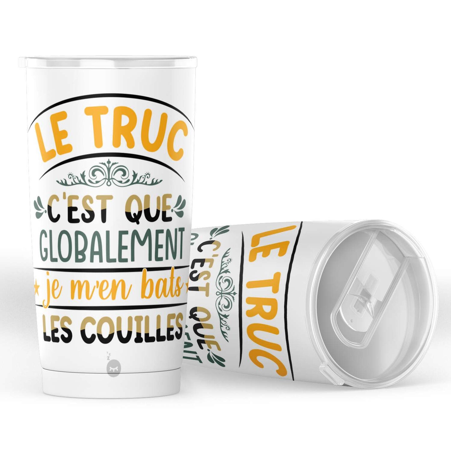 Gobelet Je m’en bats les couilles en acier inoxydable