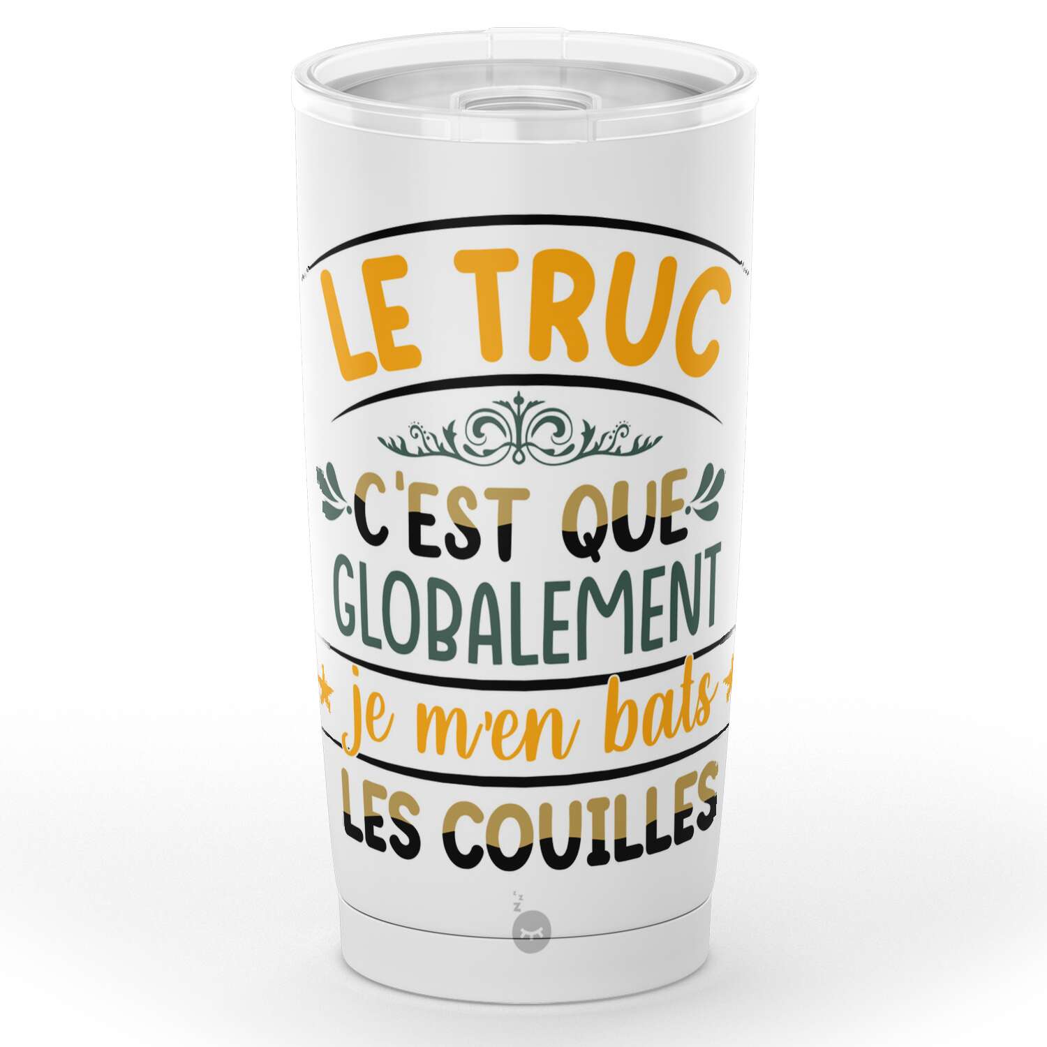 Gobelet Je m’en bats les couilles en acier inoxydable