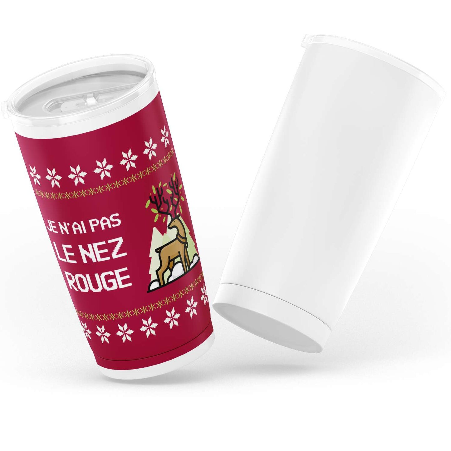 Gobelet Joyeux Noël en acier inoxydable