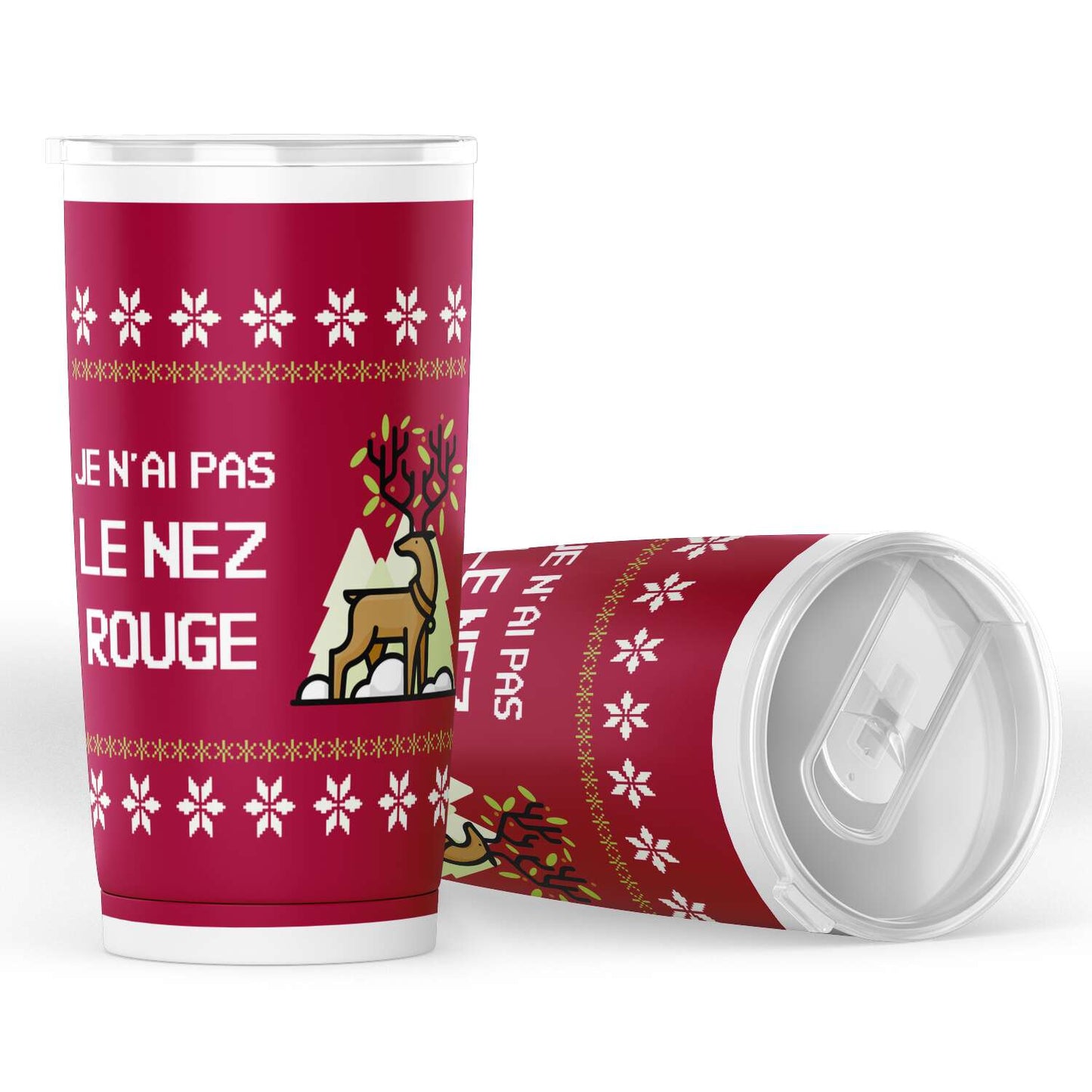 Gobelet Joyeux Noël en acier inoxydable