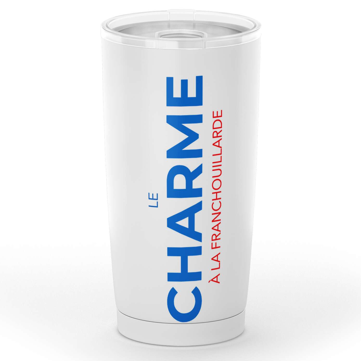 Gobelet le charme à la franchouillarde en acier inoxydable